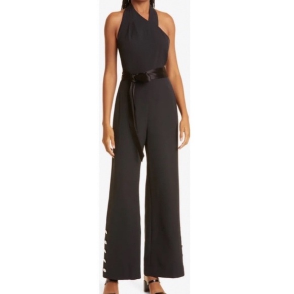 Milly Thea Jumpsuit in Black.